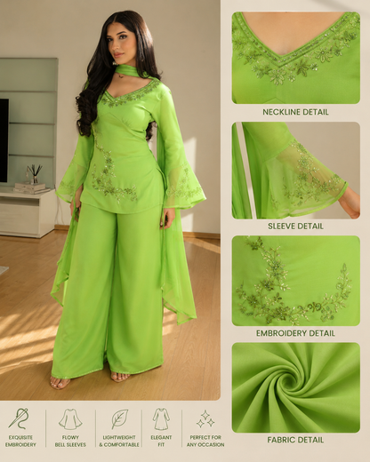 Y2K Original 90's Bollywood Set - Green