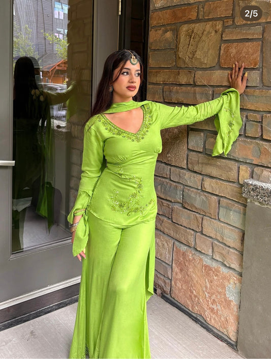 Y2K Original 90's Bollywood Set - Green